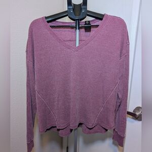 Lucky Brand Long Sleeve Waffle Knit Tee